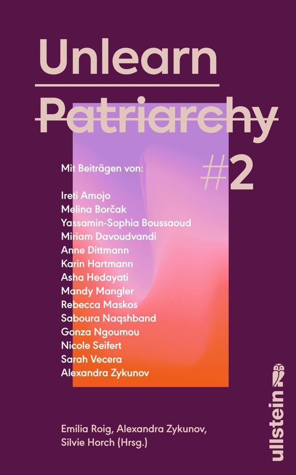 Unlearn Patriarchy #2- Book Cover